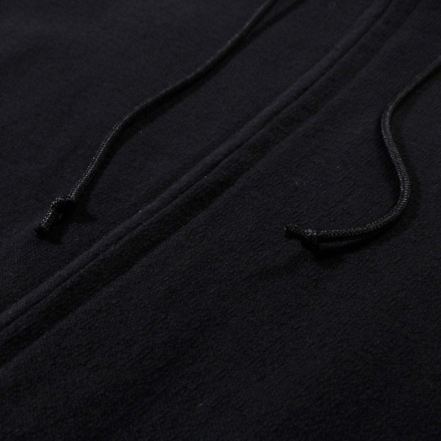LADY WHITE CO. TEXTURED ZIP HOODIE BLACK