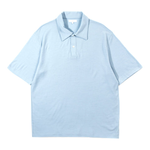 LADY WHITE CO. SUMMER WOOL POLO LIGHT BLUE
