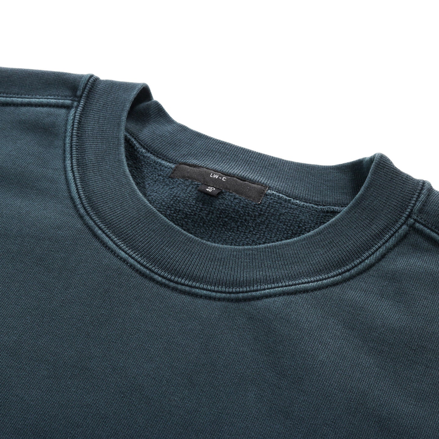 LADY WHITE CO. MINI CREWNECK PIGMENT PITCH TEAL