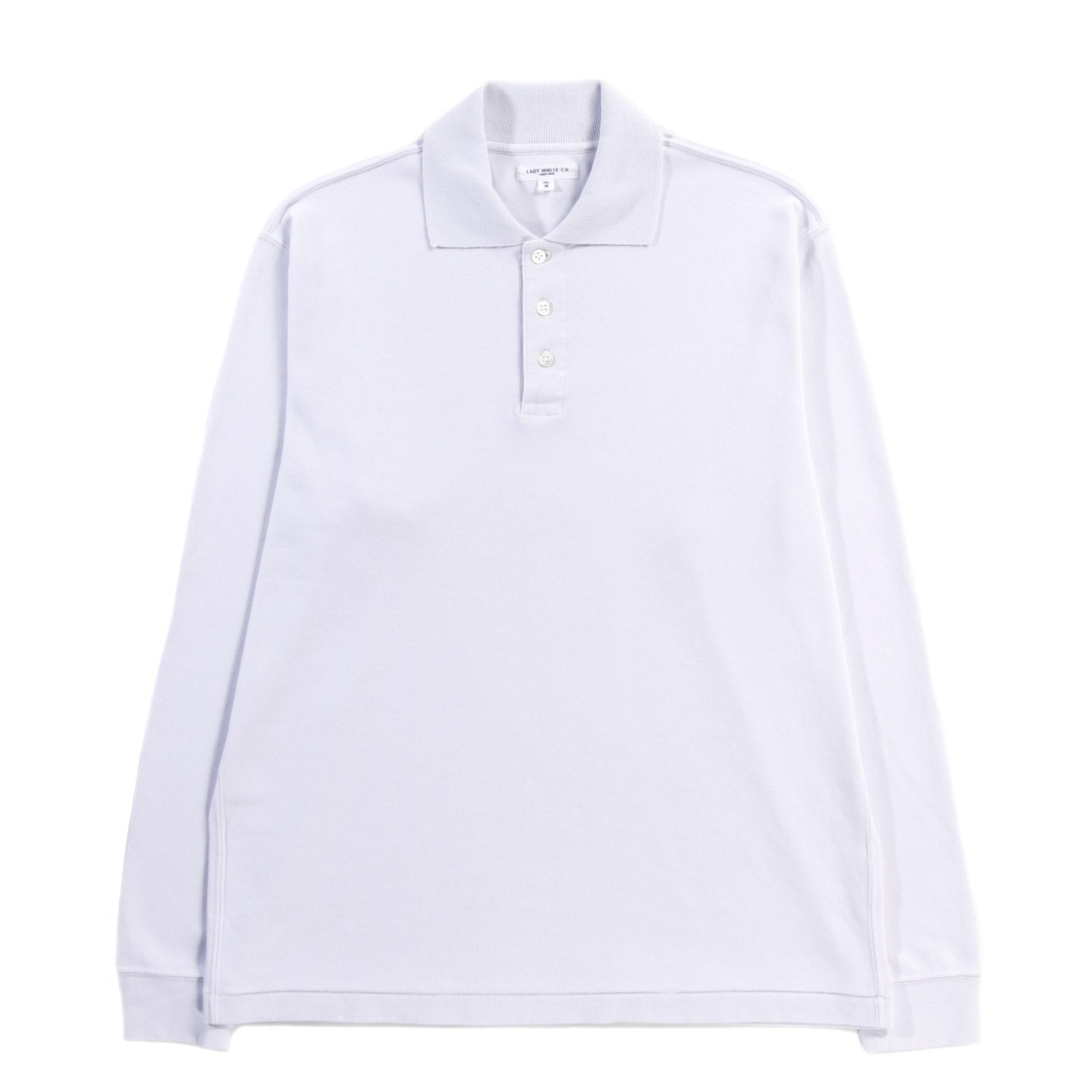 LADY WHITE CO. THREE BUTTON POLO ICE