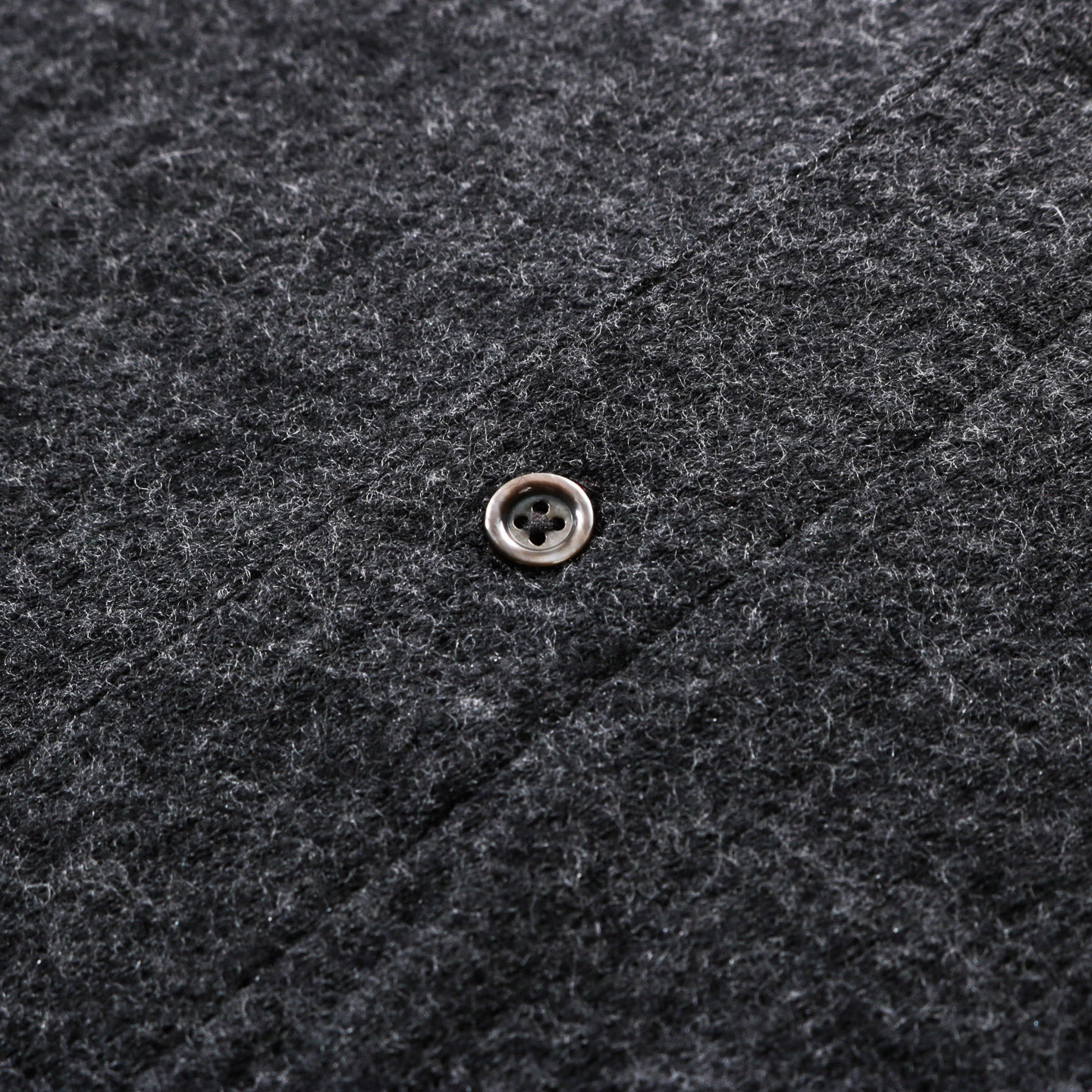 LADY WHITE CO. CRATER WOOL BUTTON UP CHARCOAL