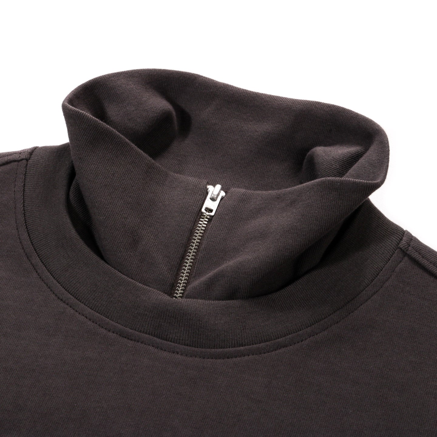 LADY WHITE CO. LAYERED 1/4 ZIP PEWTER