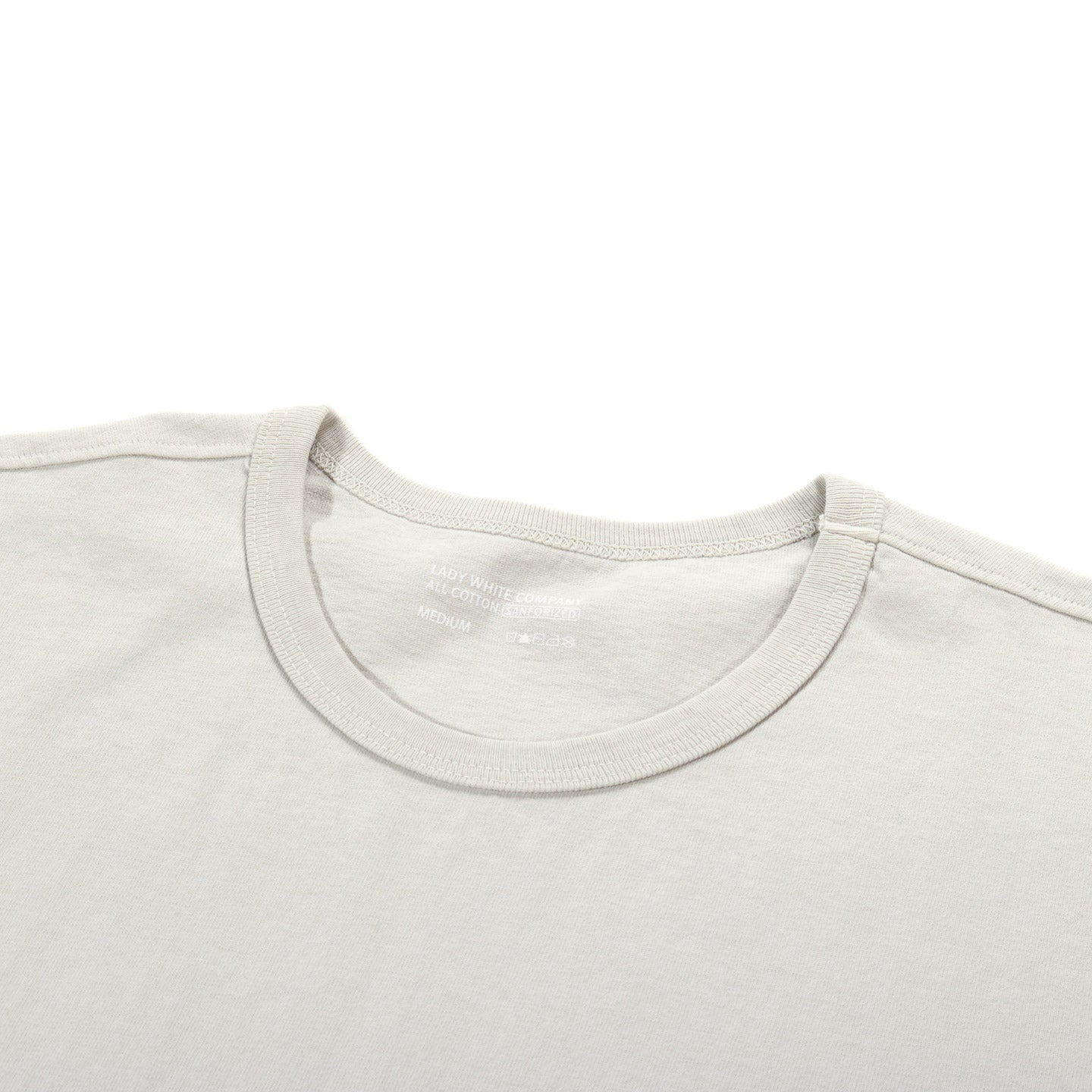 LADY WHITE CO. T-SHIRT 2-PACK PUTTY