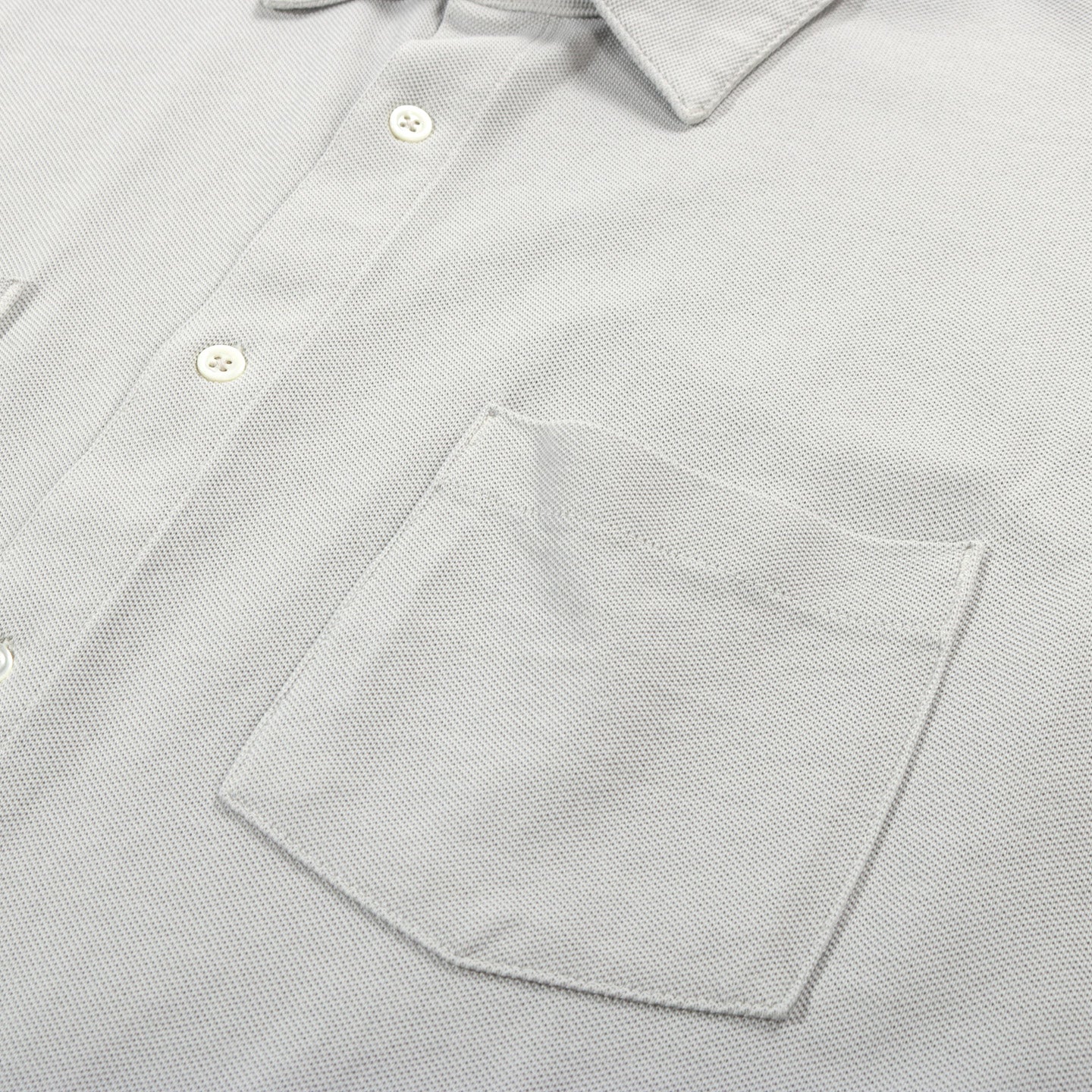 LADY WHITE CO. PIQUE WORK SHIRT STONE GREY