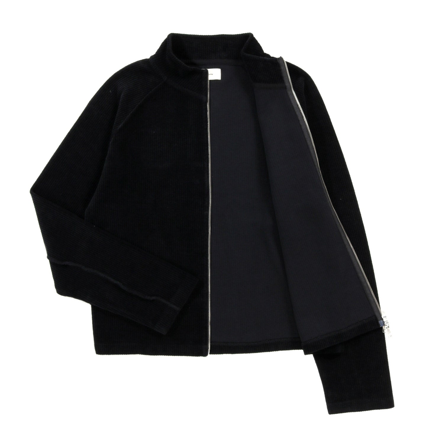 MFPEN LEISURE ZIP UP BLACK JERSEY CORD