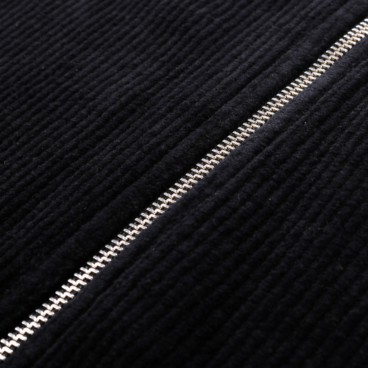 MFPEN LEISURE ZIP UP BLACK JERSEY CORD