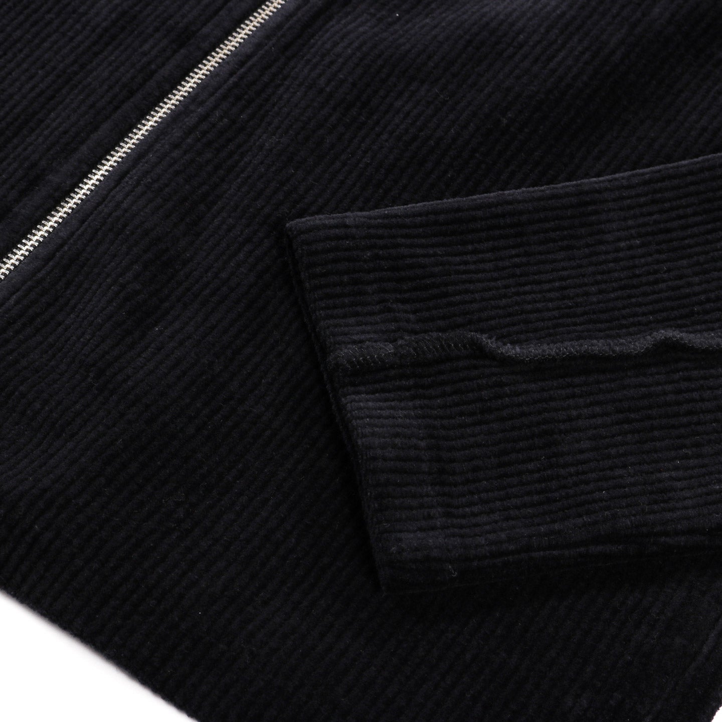 MFPEN LEISURE ZIP UP BLACK JERSEY CORD