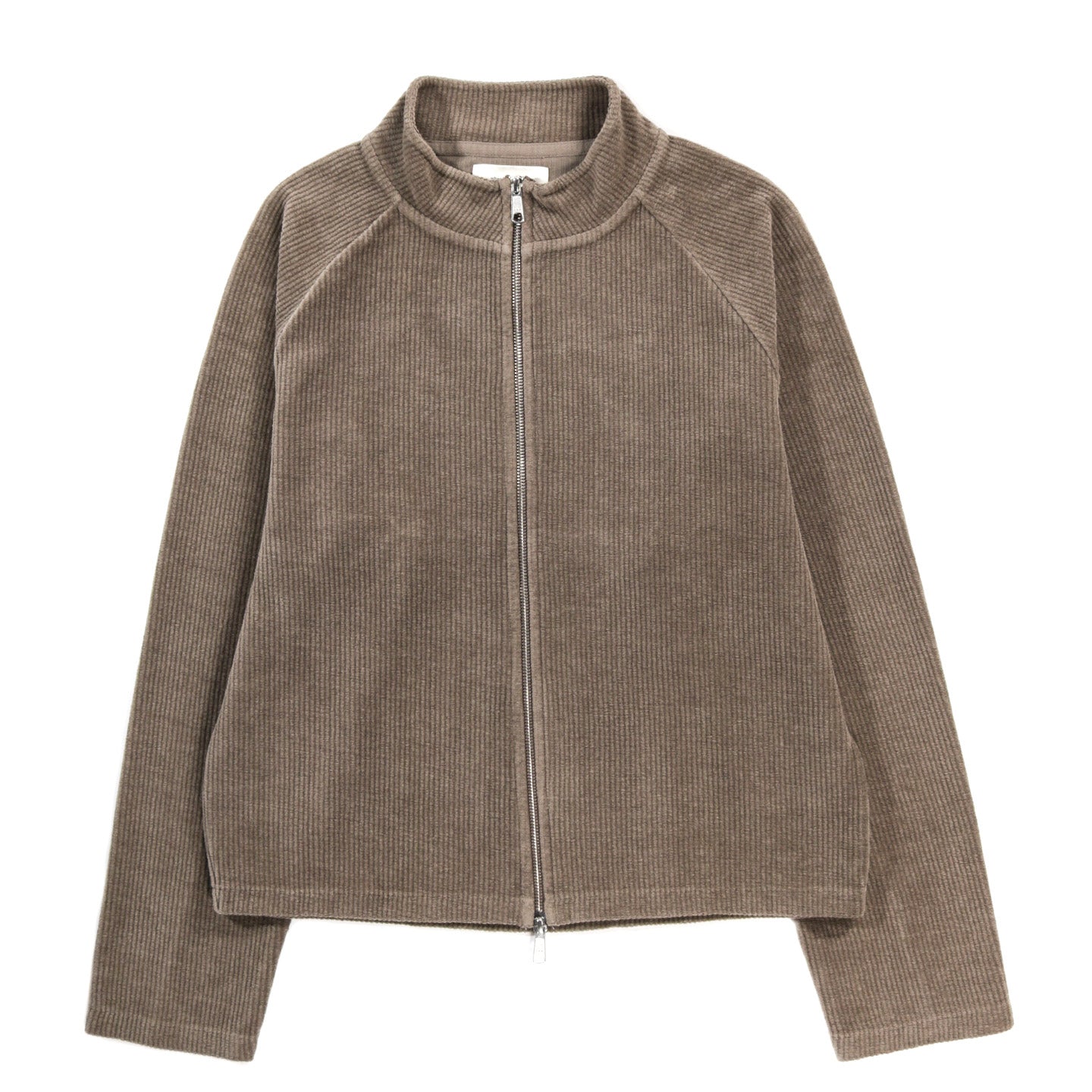 MFPEN LEISURE ZIP UP FADED TAUPE JERSEY CORD