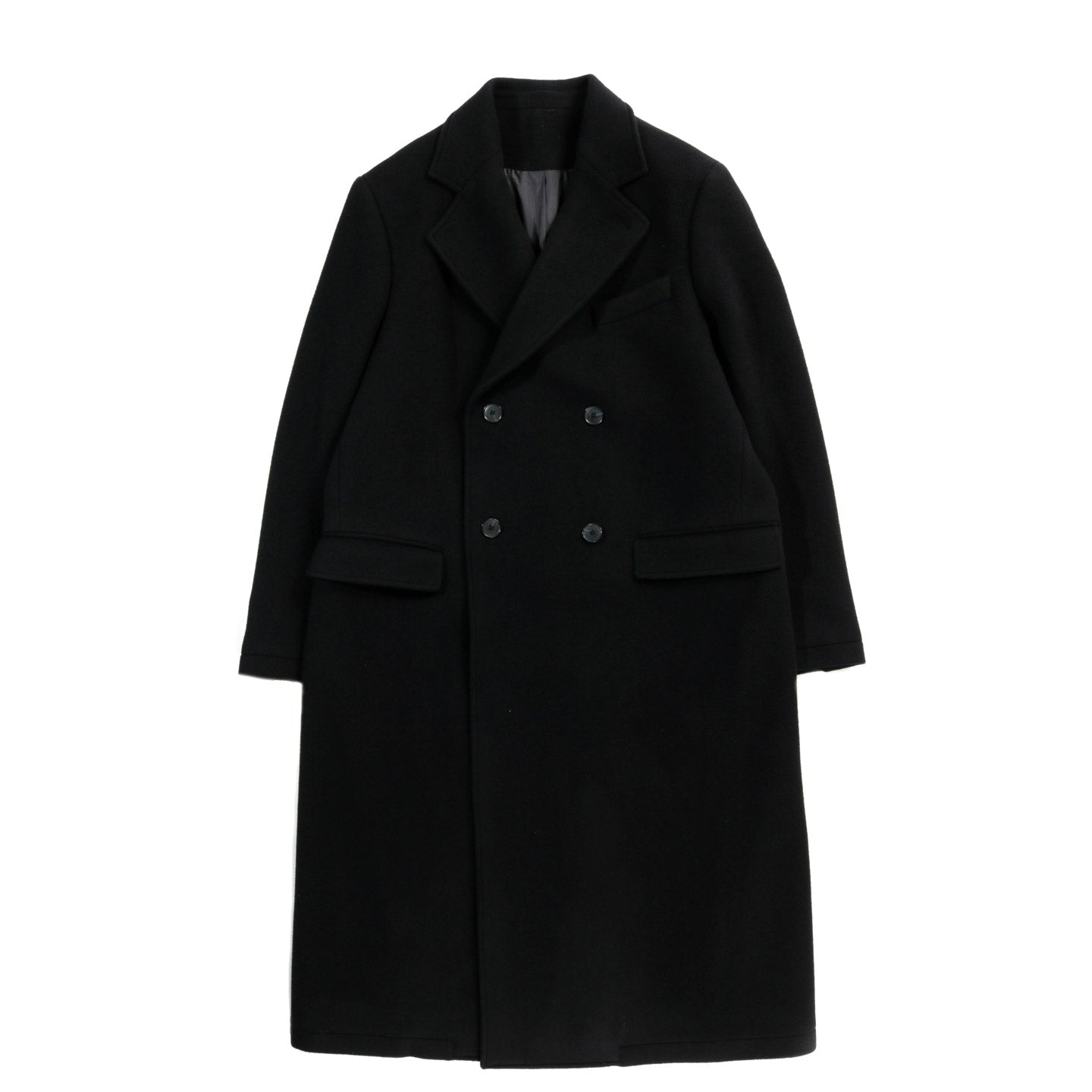 MFPEN CONFERENCE COAT BLACK RECYCLED WOOL