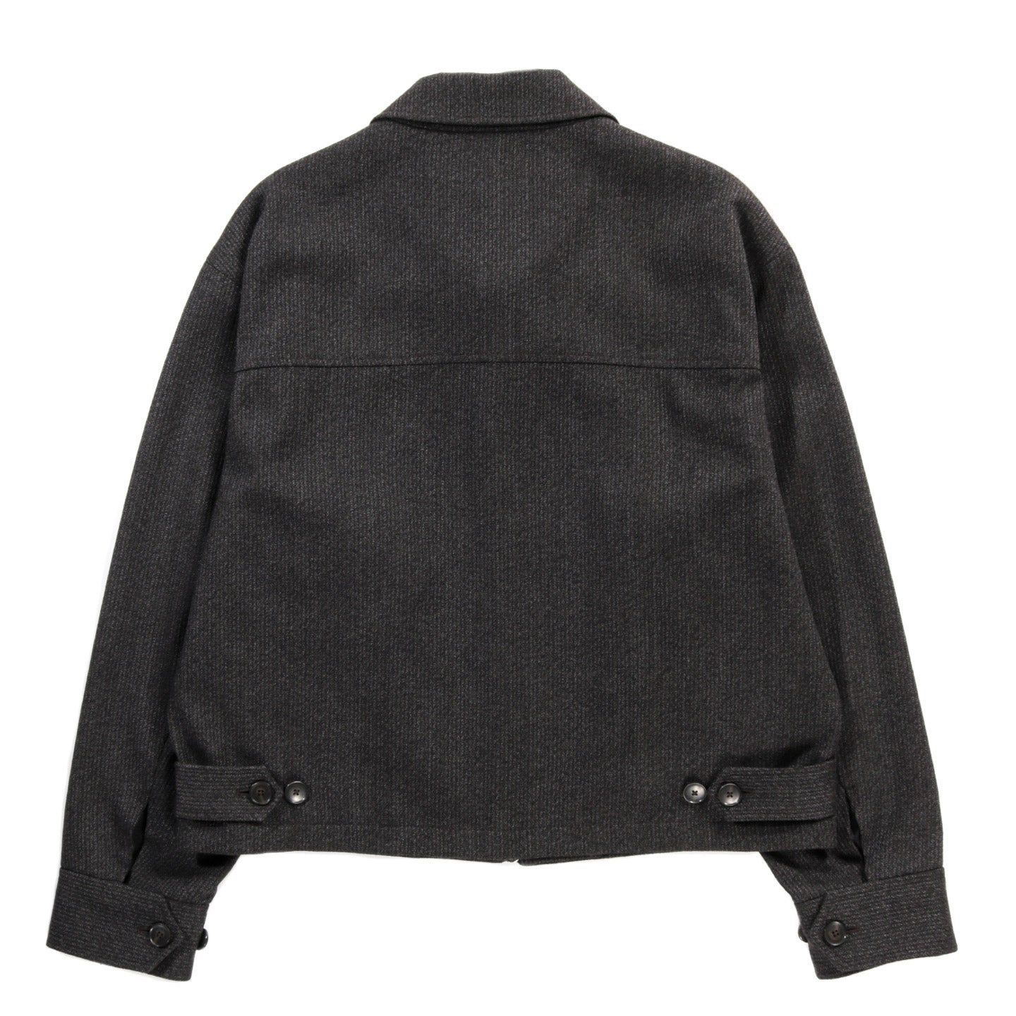 MFPEN MAIL JACKET BROWN MELANGE STRIPE