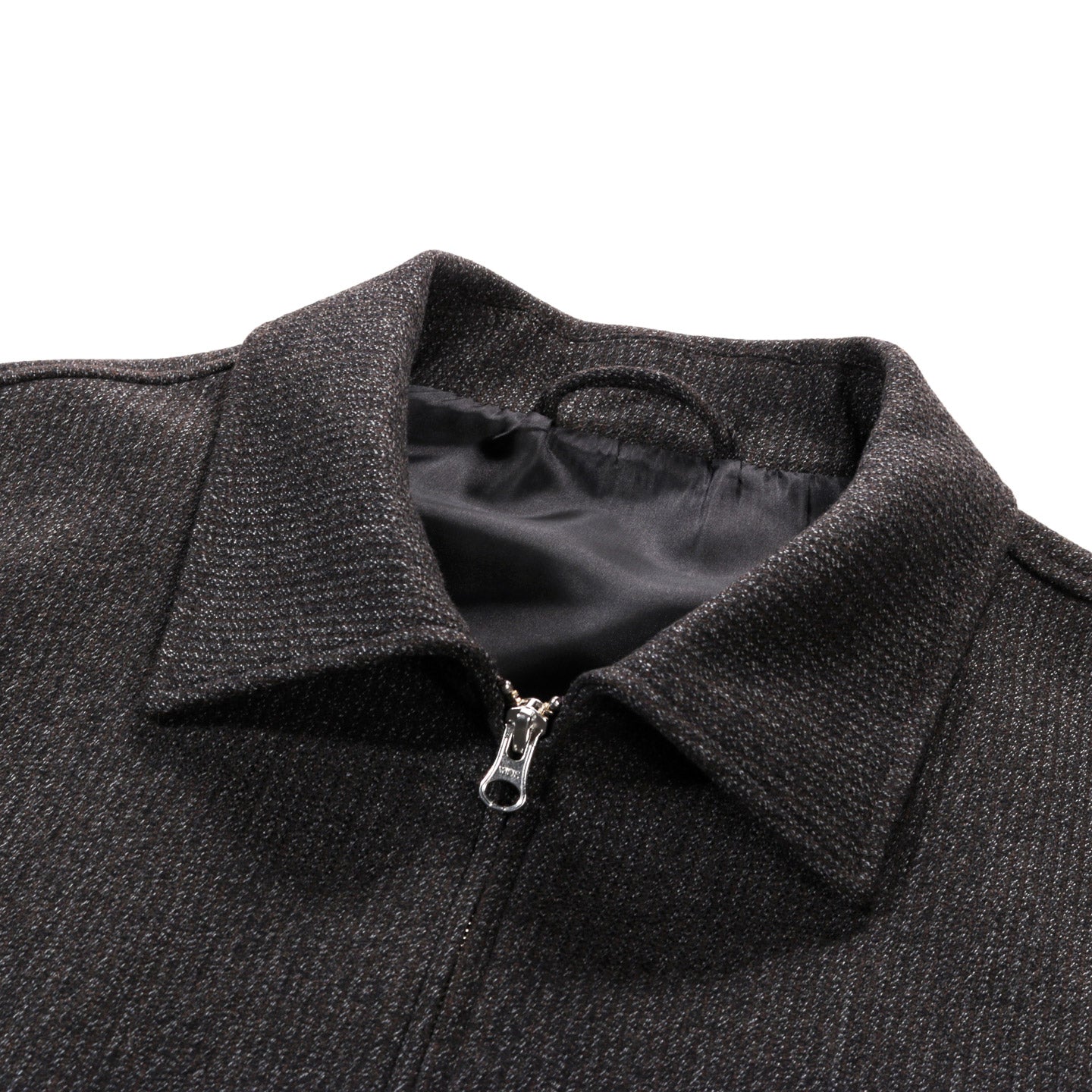 MFPEN MAIL JACKET BROWN MELANGE STRIPE