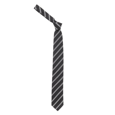 MFPEN BANQUET TIE BLACK WIDE STRIPE