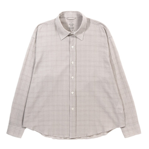 MFPEN VACATION SHIRT CHALK SEERSUCKER CHECK