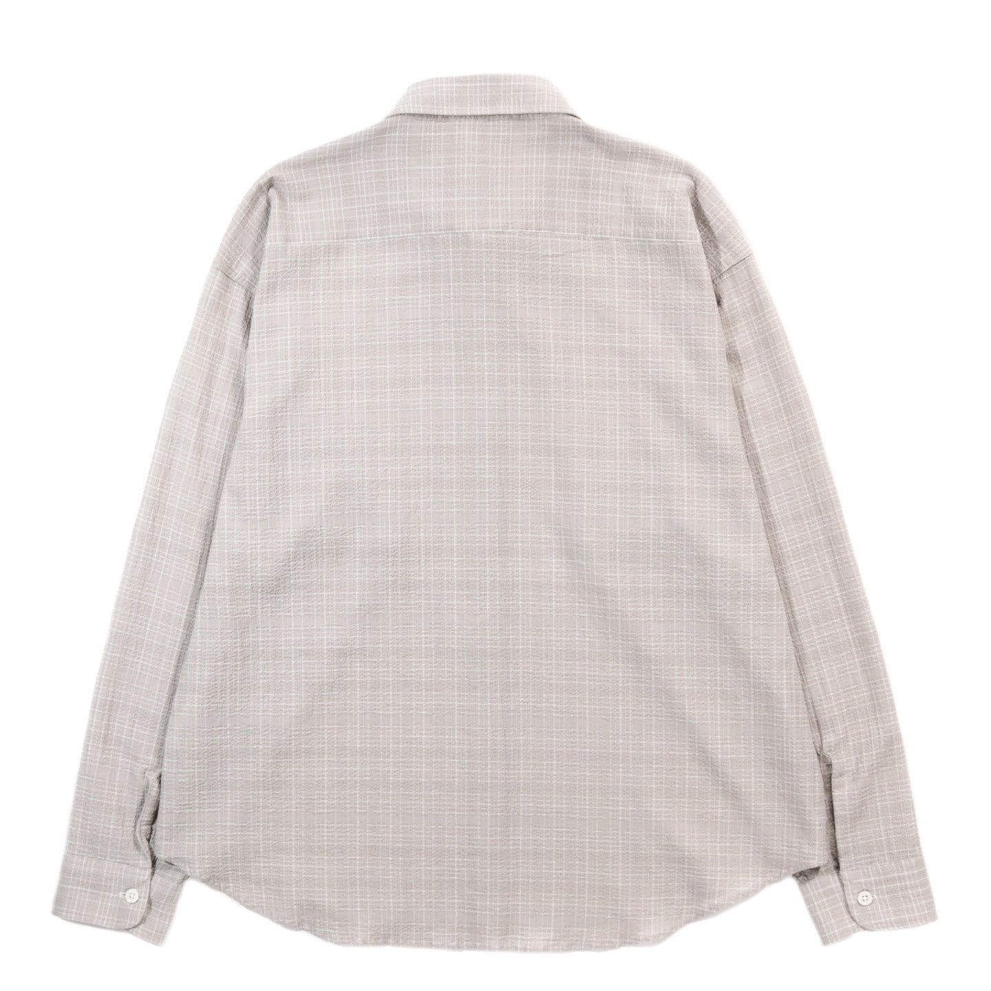 MFPEN VACATION SHIRT CHALK SEERSUCKER CHECK