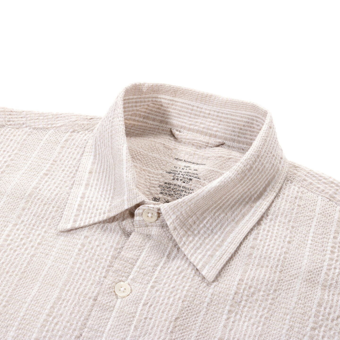 MFPEN EXACT SHIRT DUSTY SEERSUCKER CHECK