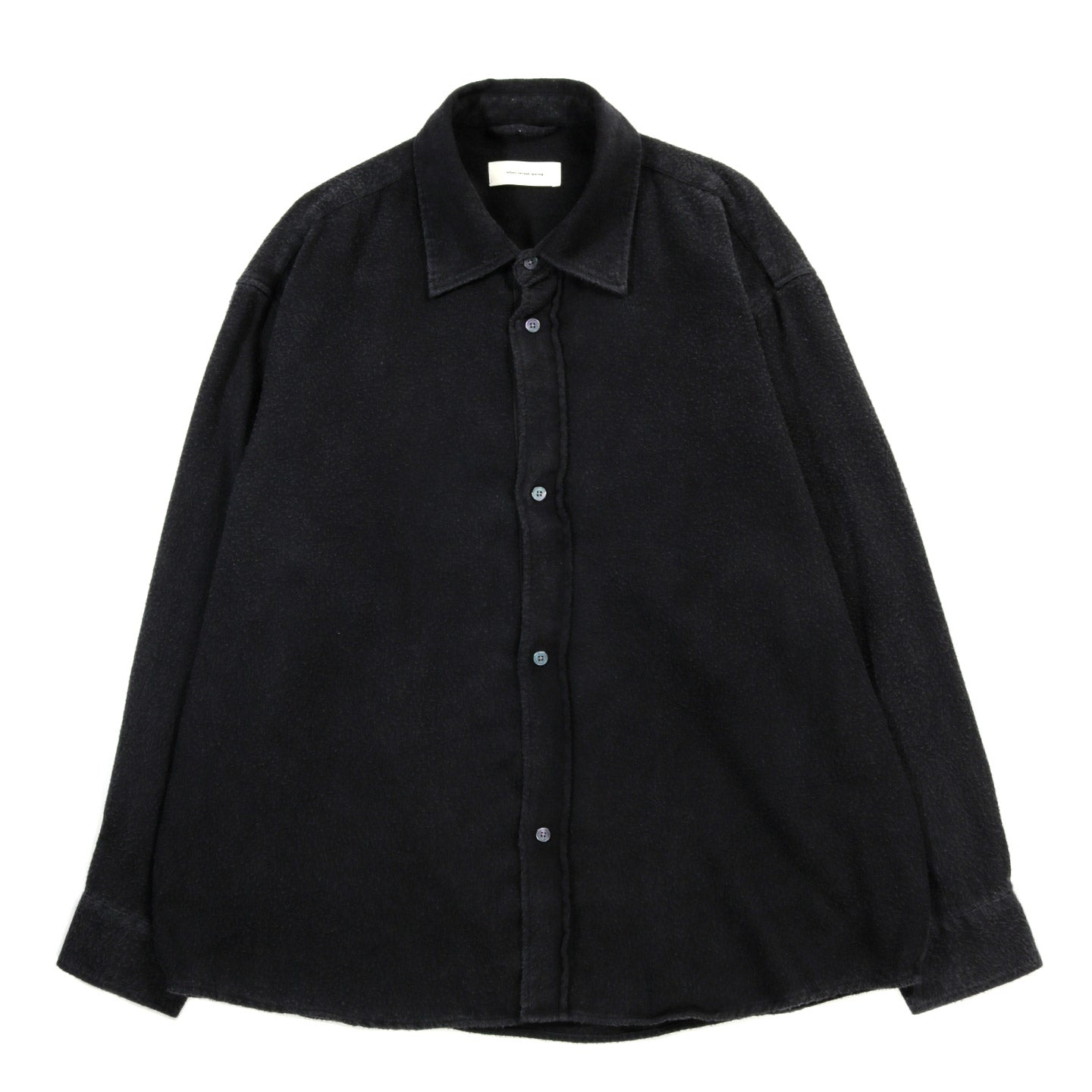 MFPEN GAMBLER SHIRT BLACK FUZZ TENCEL
