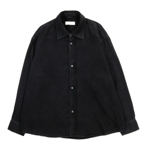 MFPEN GAMBLER SHIRT BLACK FUZZ TENCEL