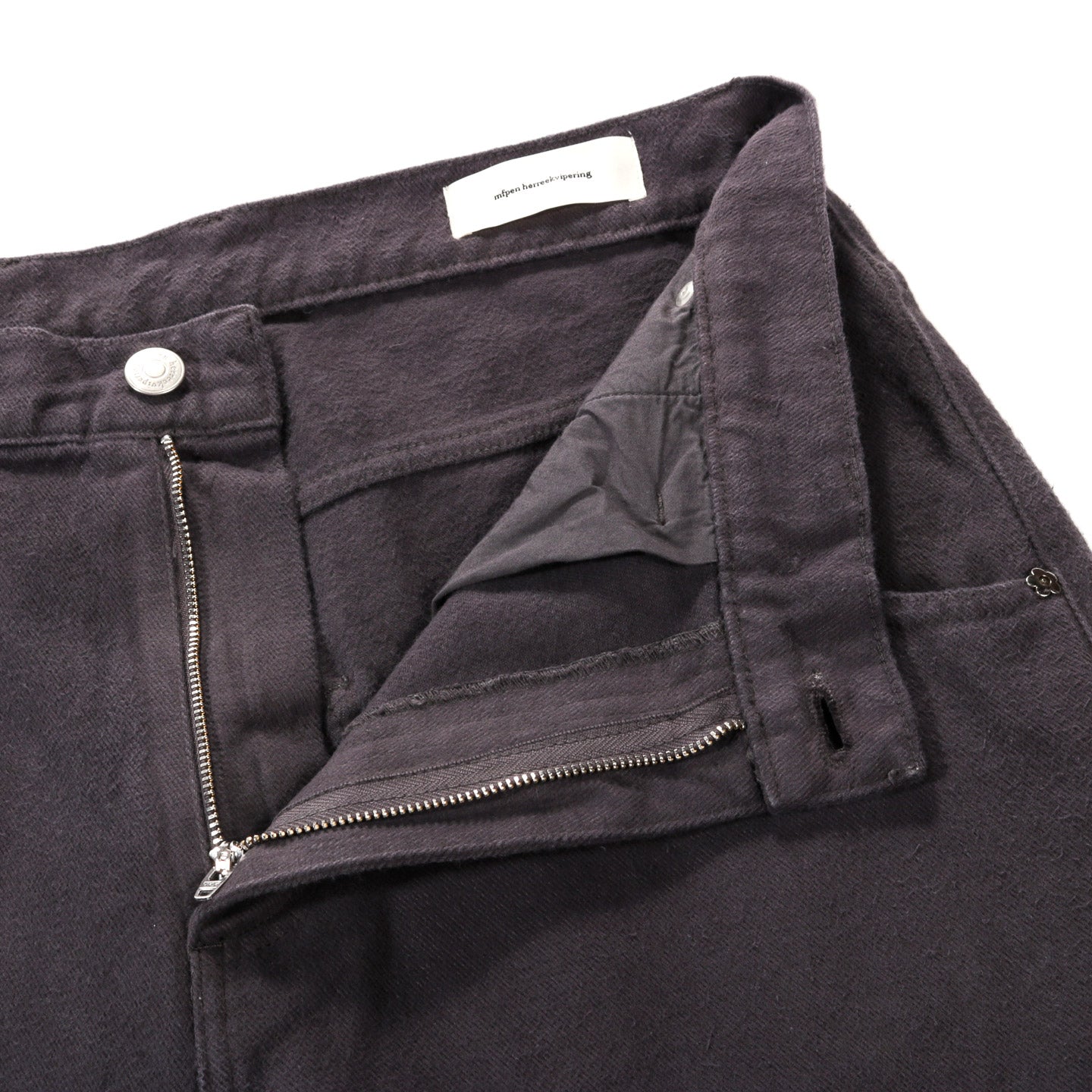 MFPEN STRAIGHT CUT JEANS BRUSHED GULL TWILL