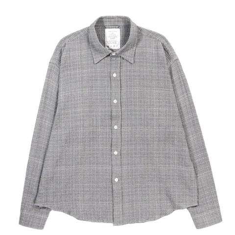 MFPEN VACATION SHIRT MINI HOUNDSTOOTH SEERSUCKER
