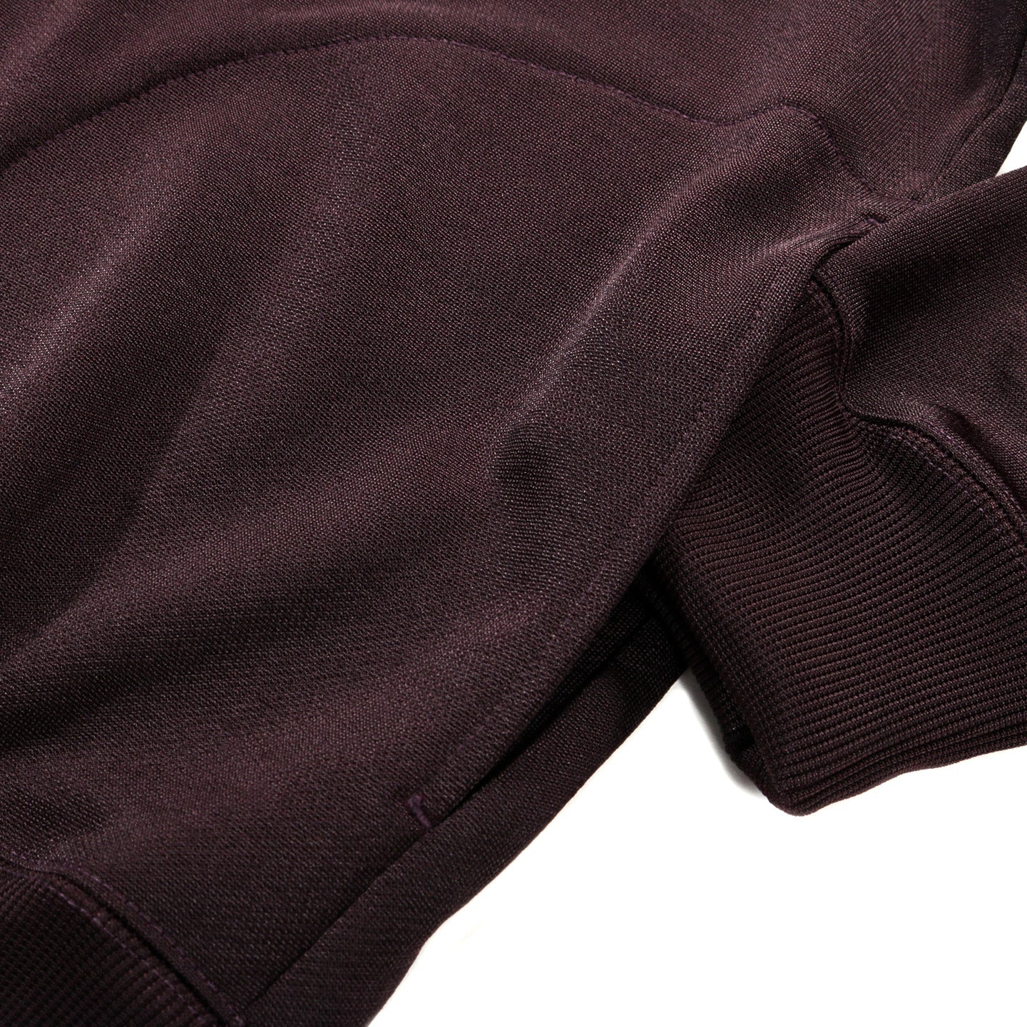 NEEDLES ZIPPED HOODY BRIGHT JERSEY DK. PURPLE