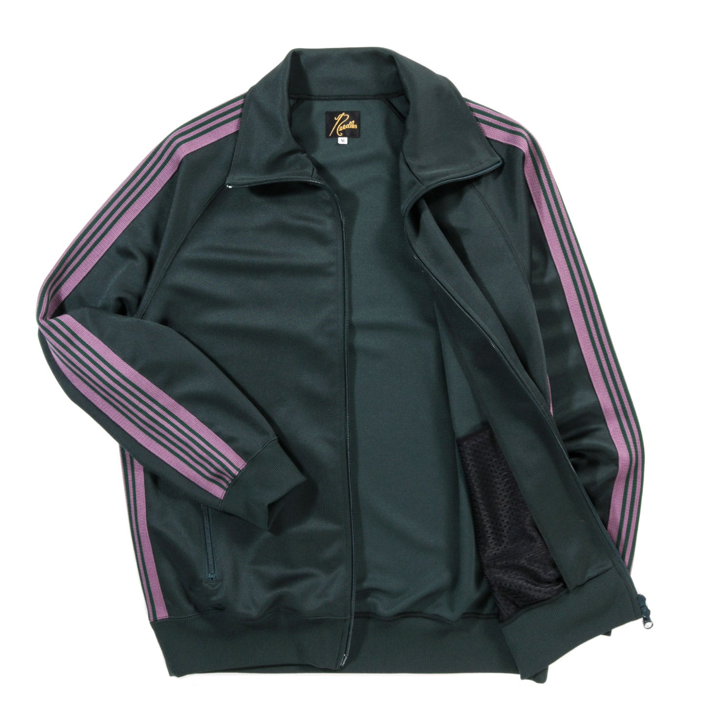 NEEDLES TRACK JACKET POLY SMOOTH GREEN