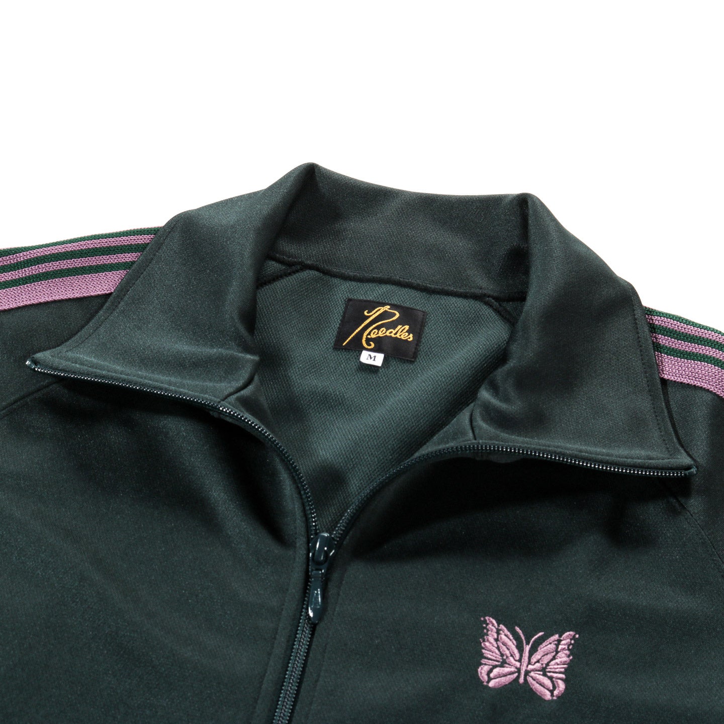 NEEDLES TRACK JACKET POLY SMOOTH GREEN
