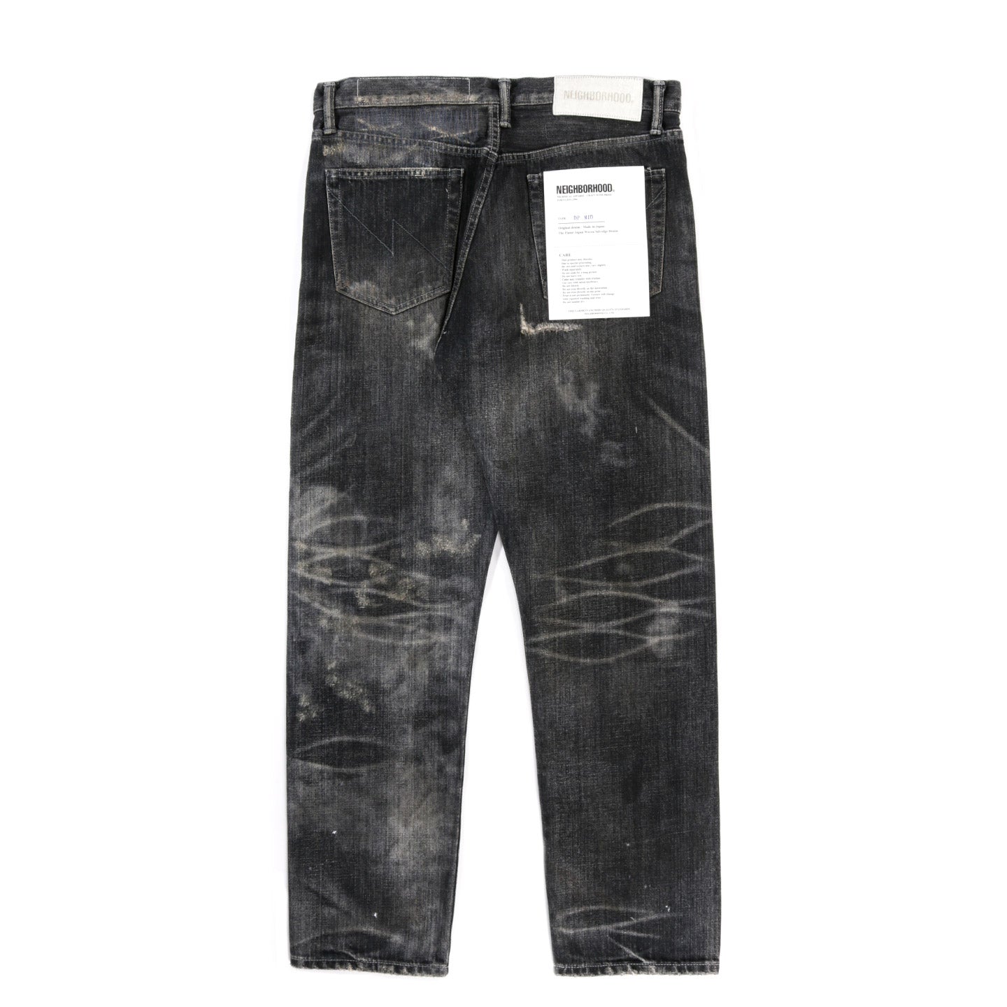 NEIGHBORHOOD SAVAGE DENIM DP MID PANTS BLACK