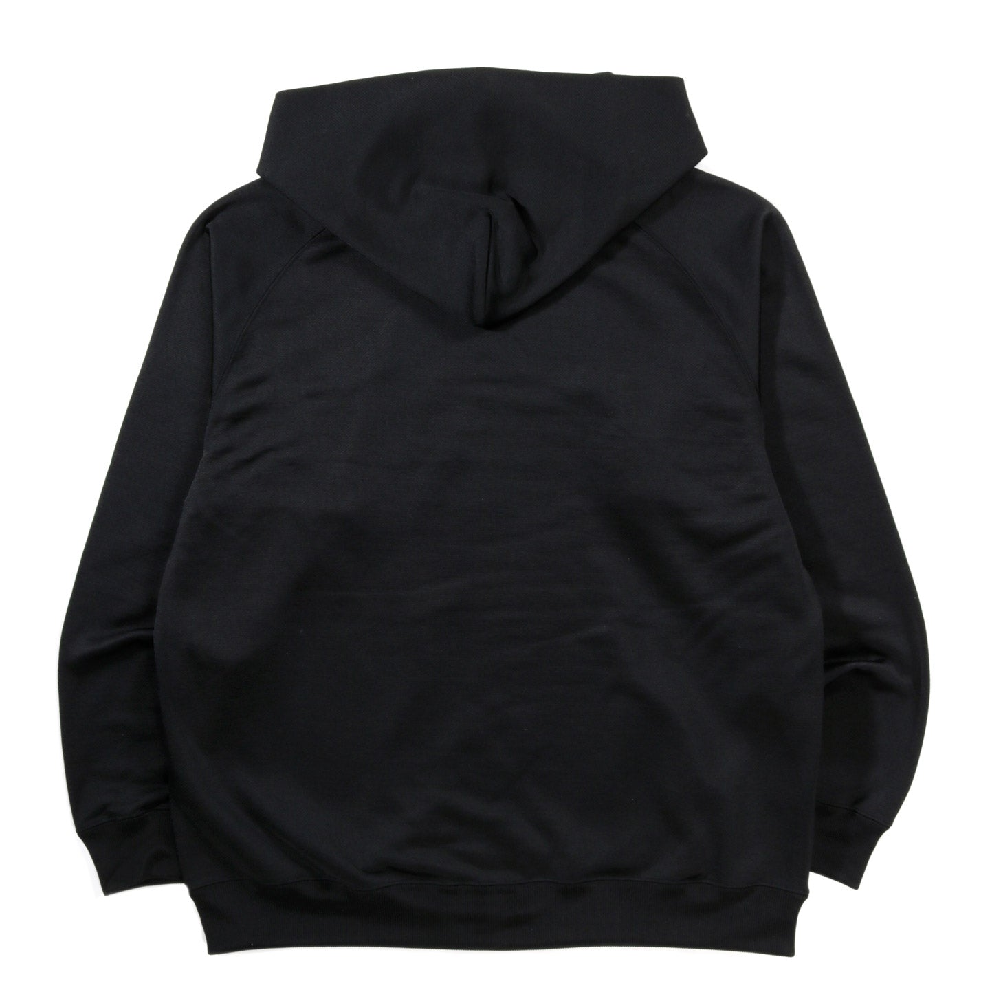 NEEDLES ZIPPED HOODY BRIGHT JERSEY BLACK