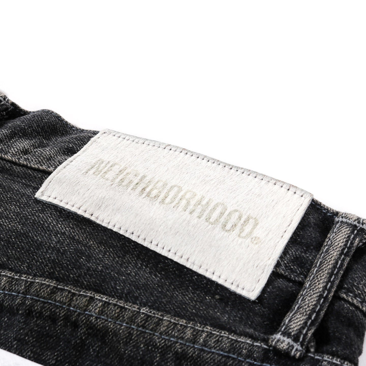 NEIGHBORHOOD SAVAGE DENIM DP MID PANTS BLACK