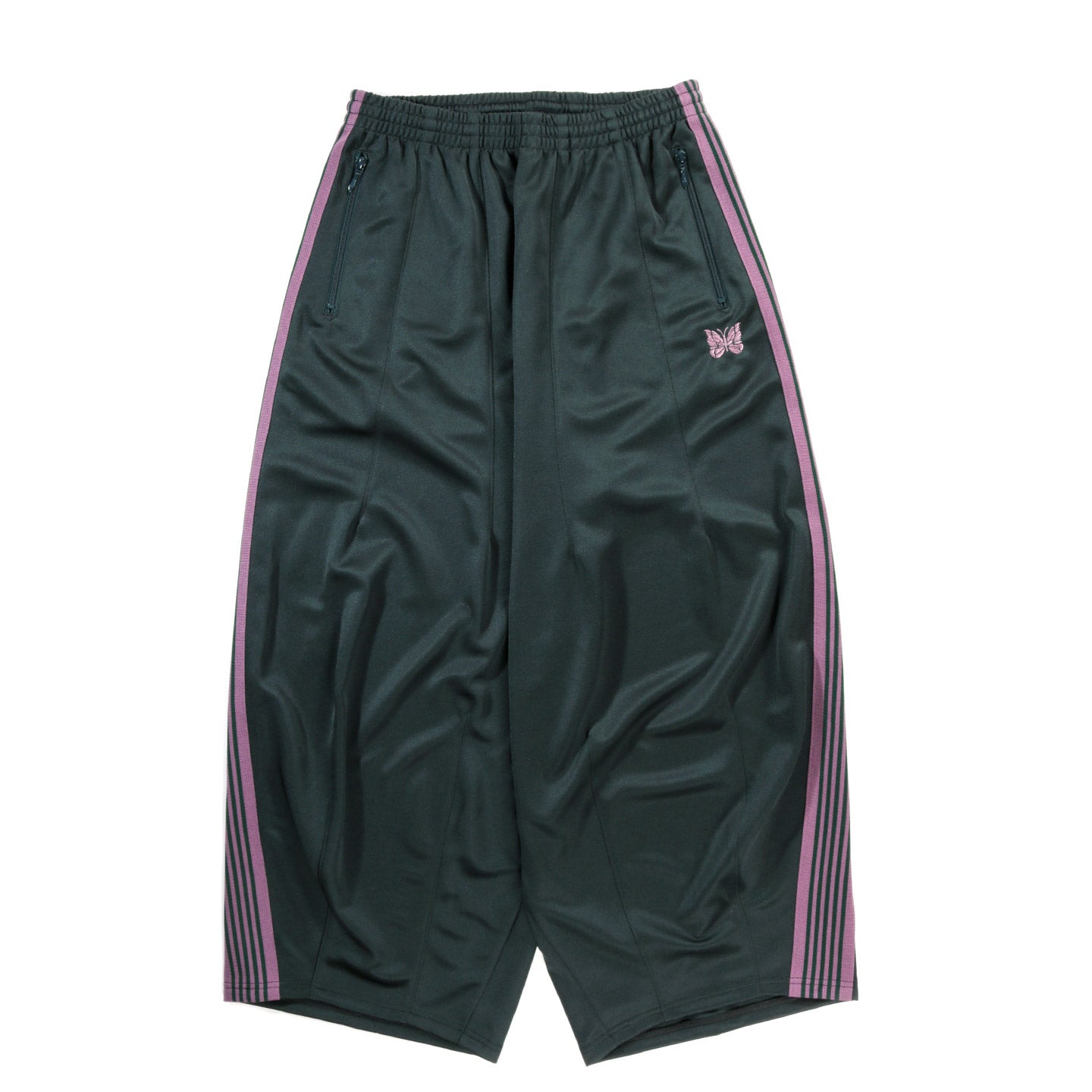 NEEDLES H.D. TRACK PANT POLY SMOOTH GREEN