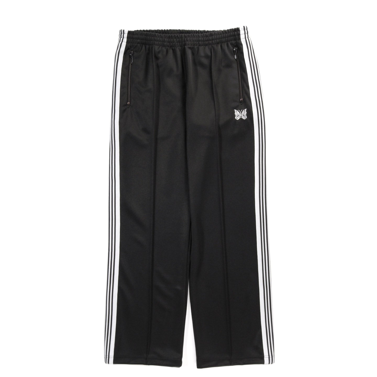NEEDLES TRACK PANT POLY SMOOTH CHARCOAL