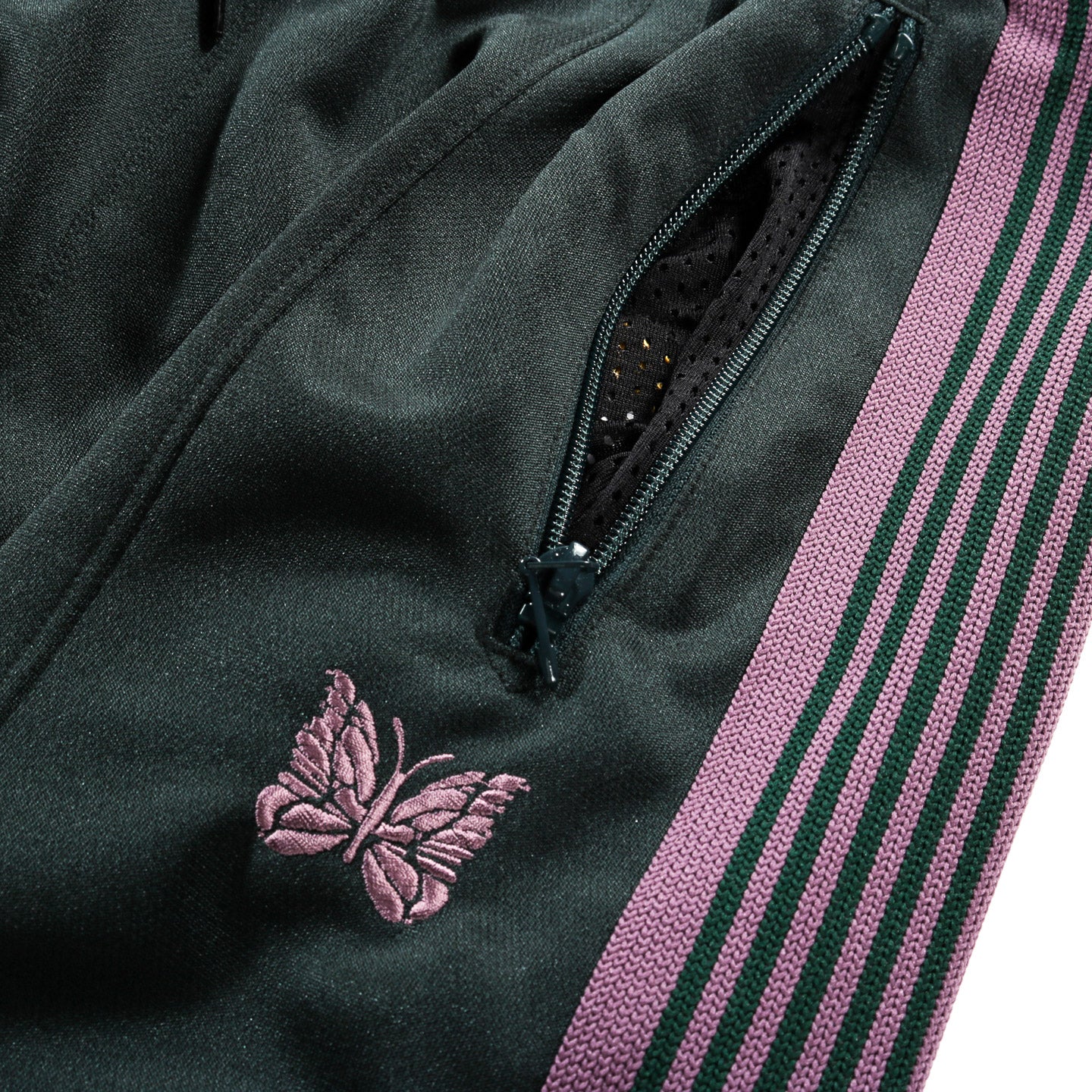 NEEDLES H.D. TRACK PANT POLY SMOOTH GREEN