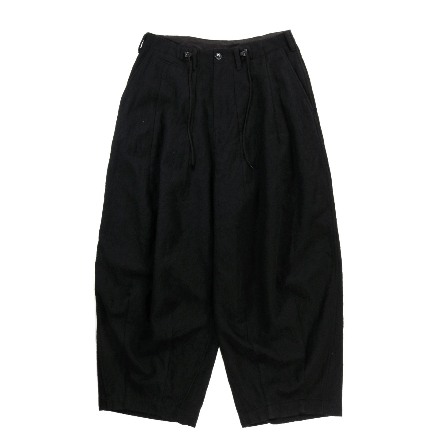 NEEDLES H.D. MILITARY PANT SHRUNK WOOL BLACK