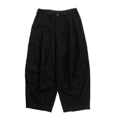 NEEDLES H.D. MILITARY PANT SHRUNK WOOL BLACK