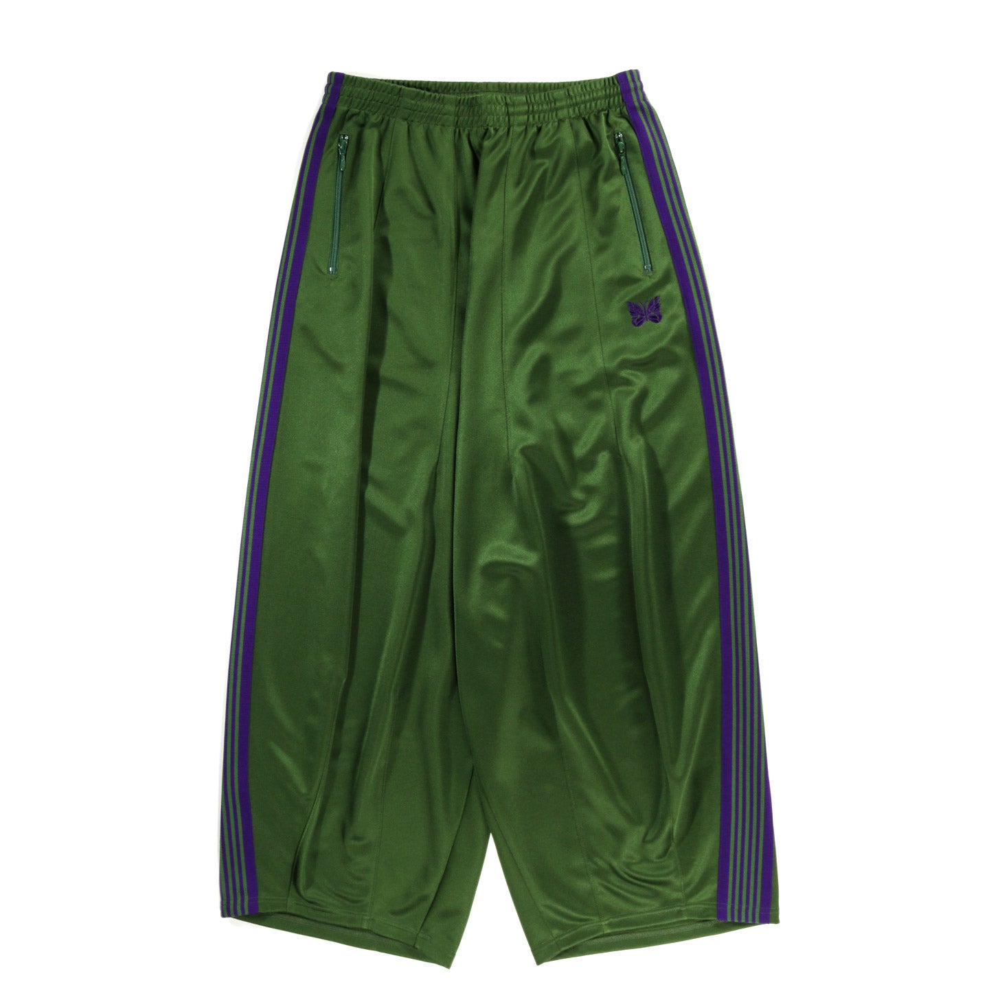 NEEDLES H.D. TRACK PANT POLY SMOOTH IVY GREEN