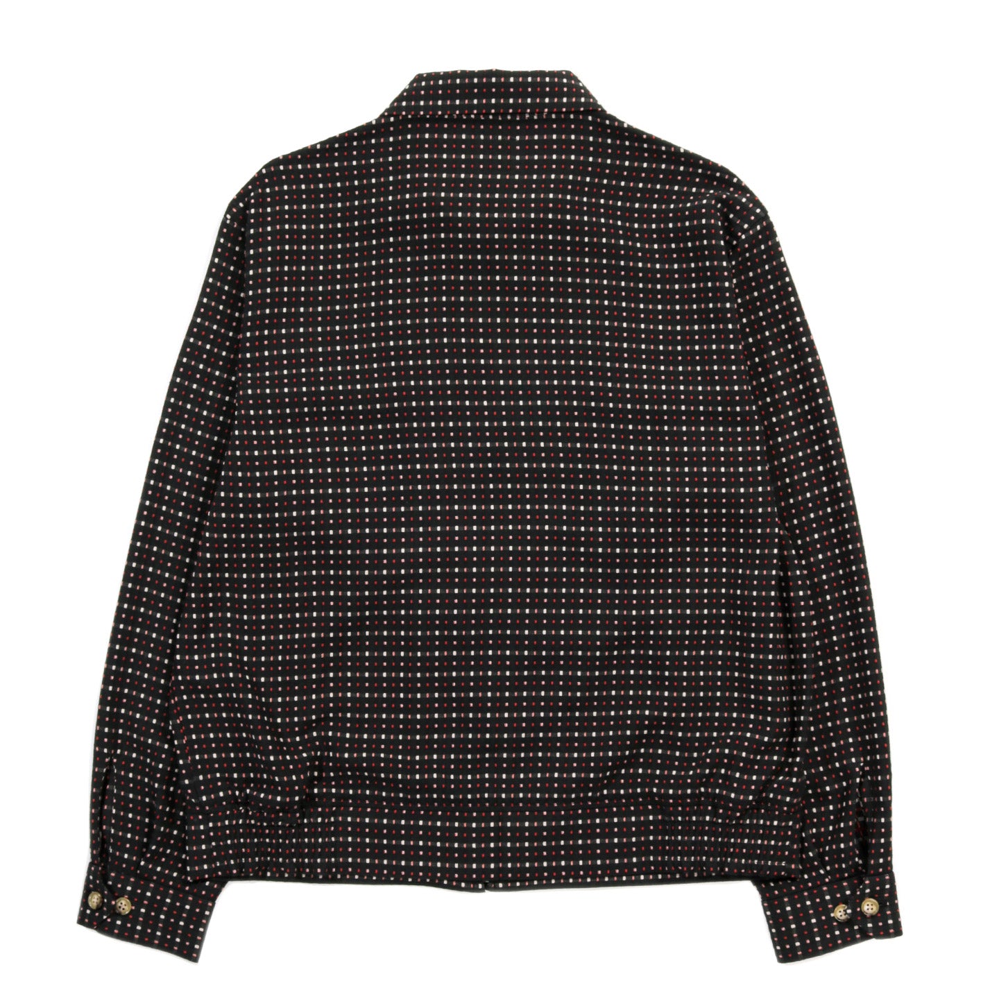 NEEDLES SPORTS JACKET SMALL DOBBY SQUARE BLACK