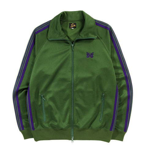 NEEDLES TRACK JACKET POLY SMOOTH IVY GREEN