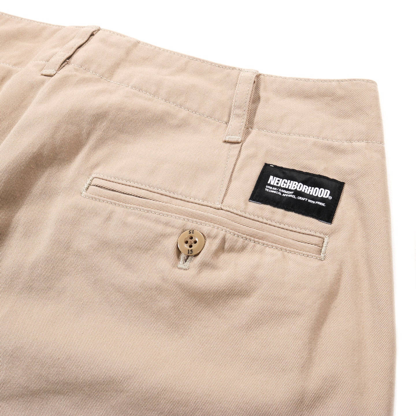 NEIGHBORHOOD CLASSIC CHINO PANTS BEIGE