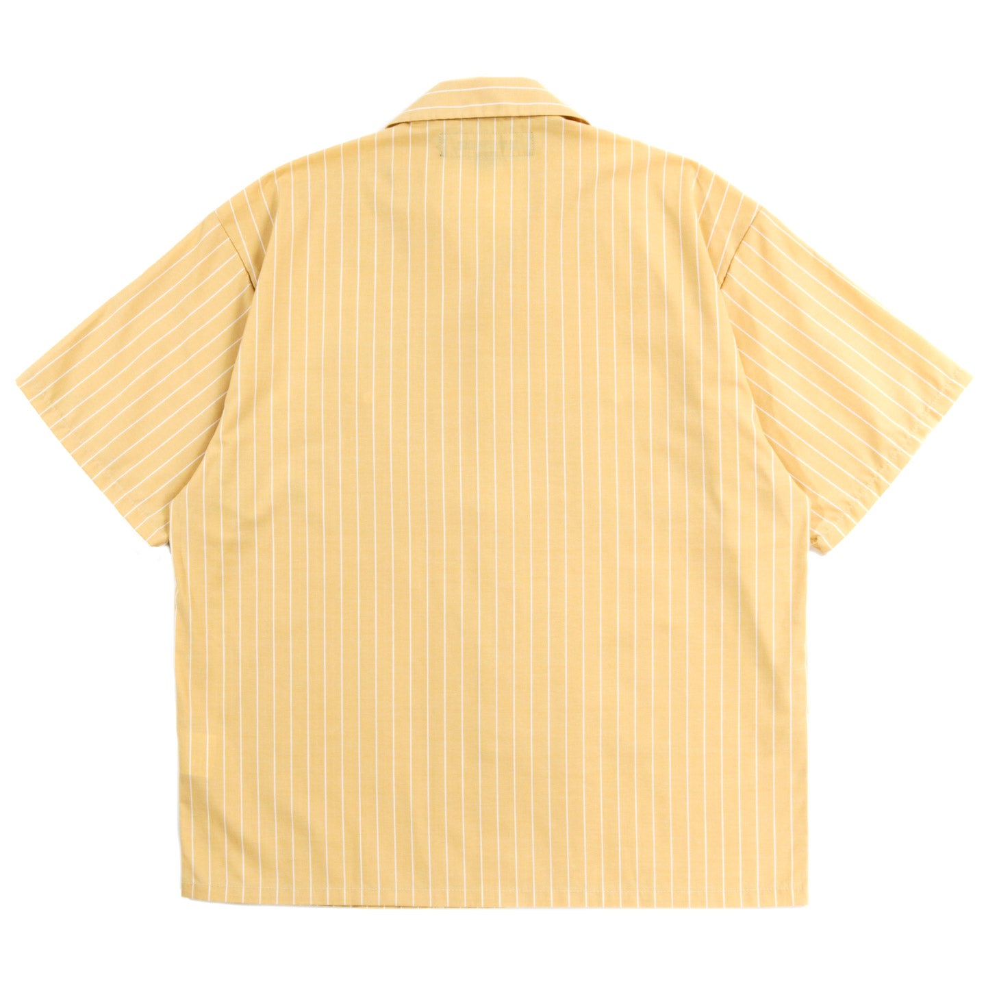NEIGHBORHOOD SHORT SLEEVE WORK SHIRT YELLOW STRIPE