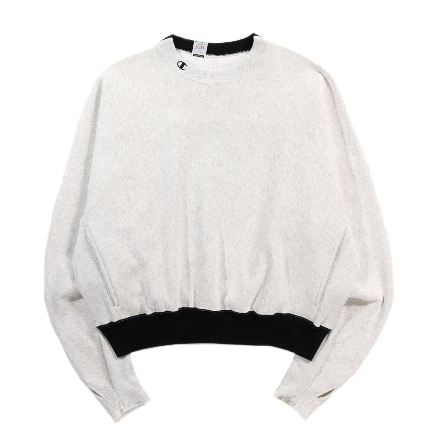 N.HOOLYWOOD C8-C042 CHAMPION CREWNECK SWEATSHIRT OATMEAL