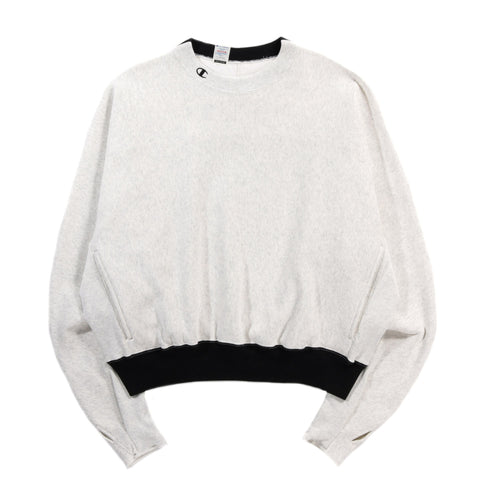 N.HOOLYWOOD C8-C042 CHAMPION CREWNECK SWEATSHIRT OATMEAL