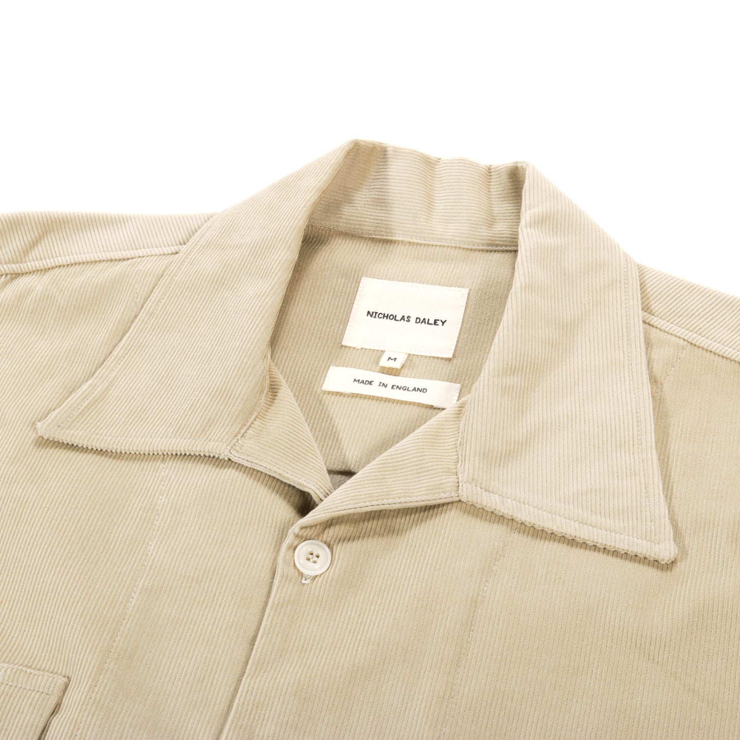 NICHOLAS DALEY CLASSIC TWO POCKET SHIRT BEIGE