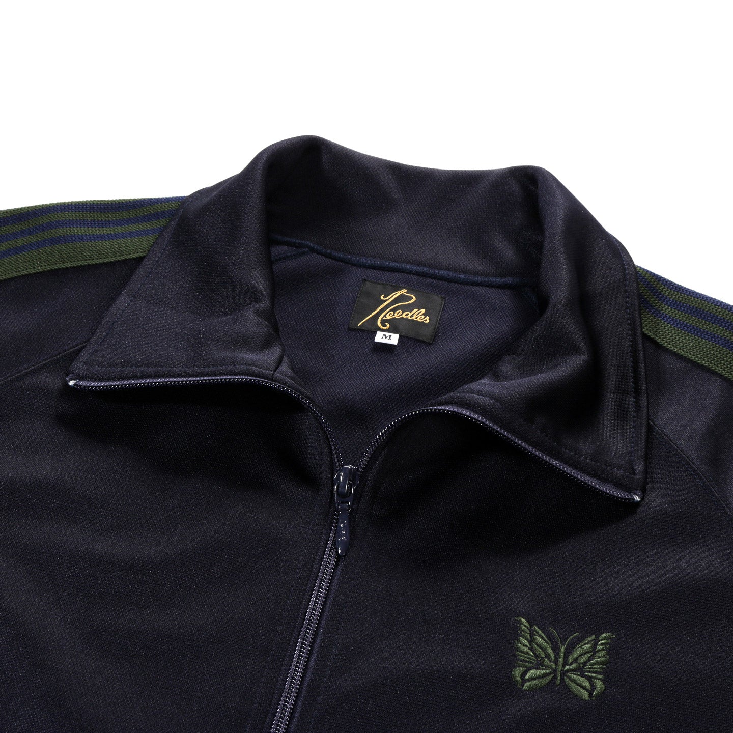 NEEDLES TRACK JACKET POLY SMOOTH NAVY