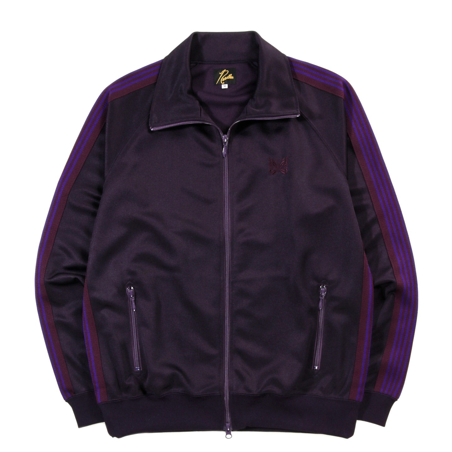 NEEDLES TRACK JACKET POLY SMOOTH PURPLE