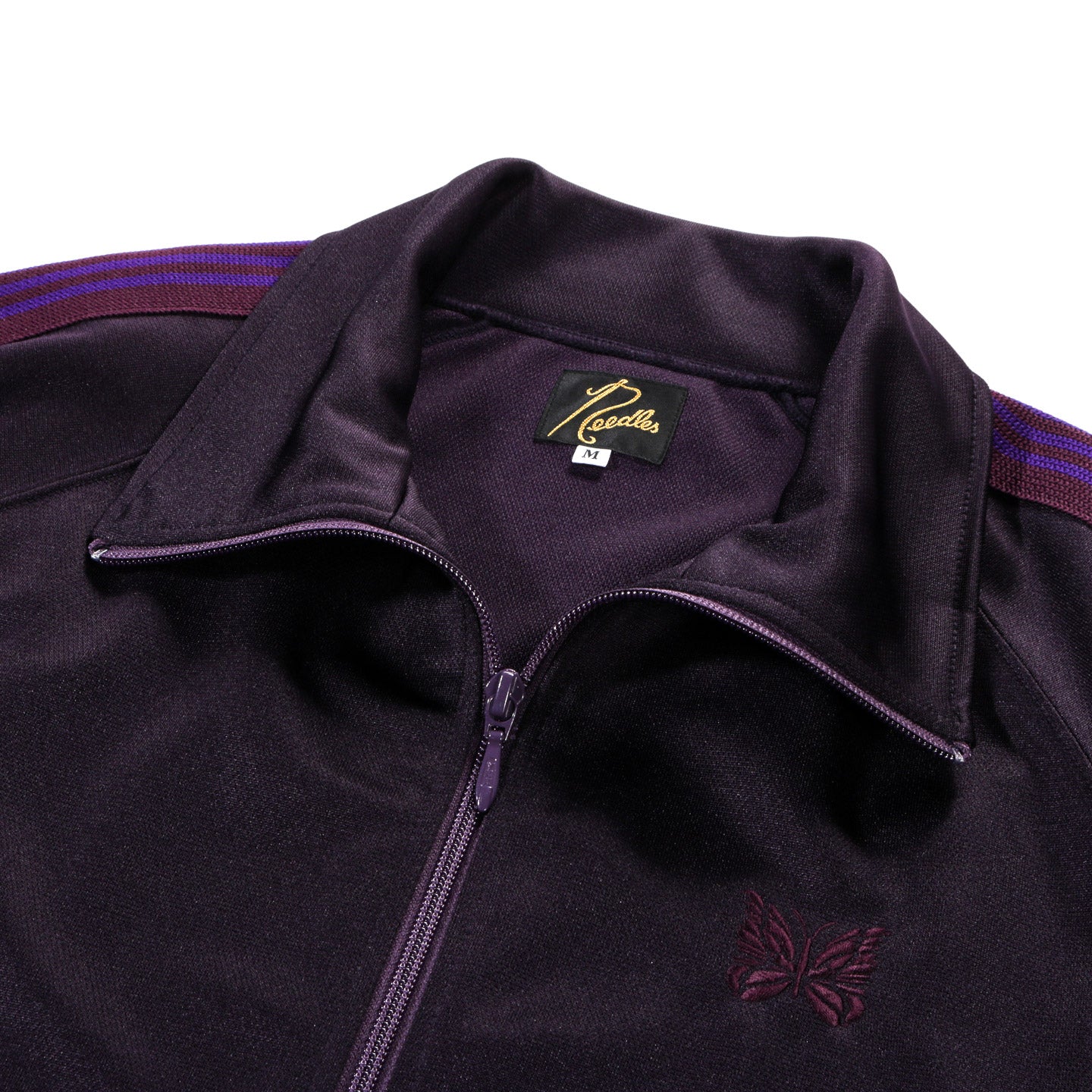 NEEDLES TRACK JACKET POLY SMOOTH PURPLE