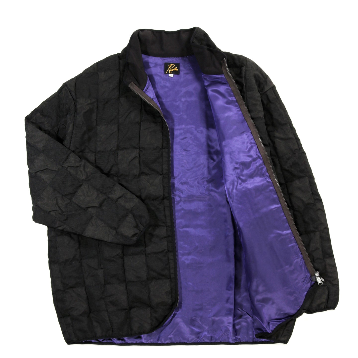 NEEDLES PIPING JACKET FRINGE JACQUARD / CHECKER BROWN