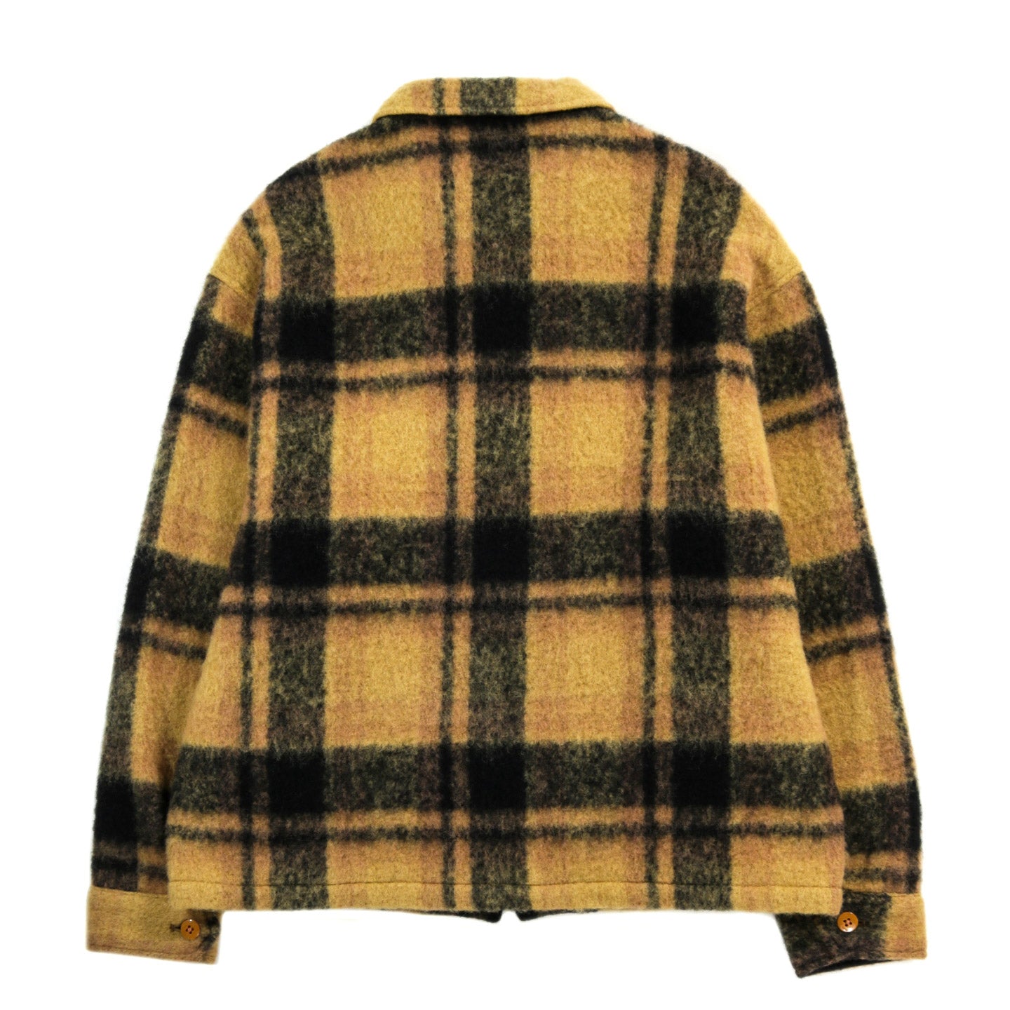 NEEDLES SWING JACKET WOOL SHAGGY MUSTARD