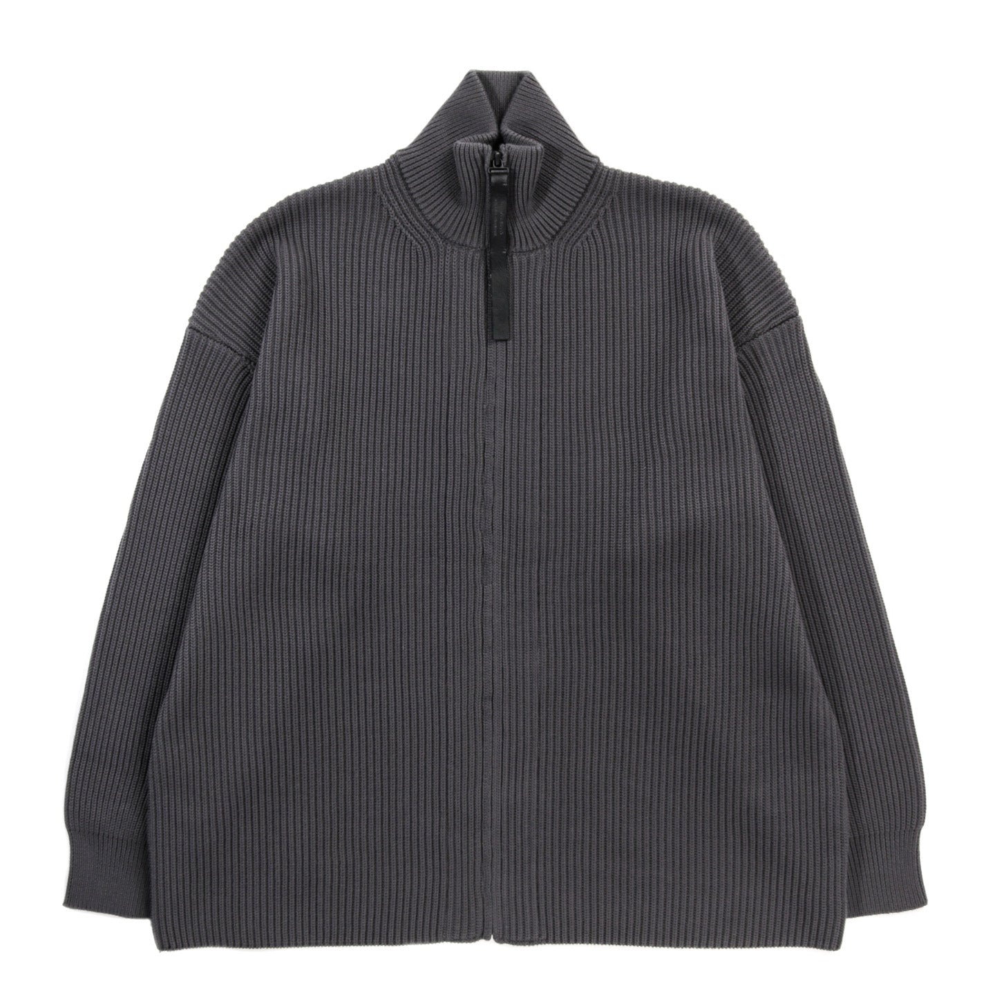 N.HOOLYWOOD 2252-KT01 WIDE KNIT BLOUSON CHARCOAL
