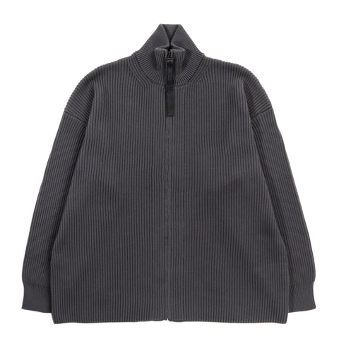 N.HOOLYWOOD 2252-KT01 WIDE KNIT BLOUSON CHARCOAL