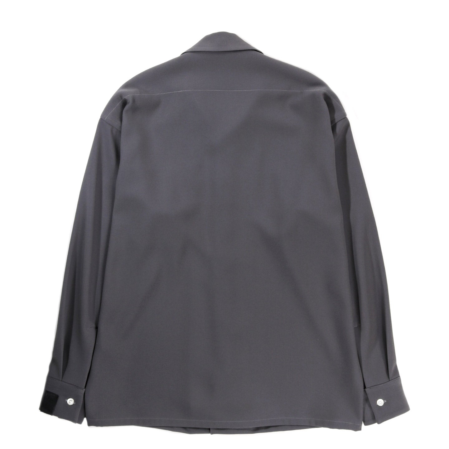 N.HOOLYWOOD 2241-SH26 OPEN COLLAR SHIRT CHARCOAL